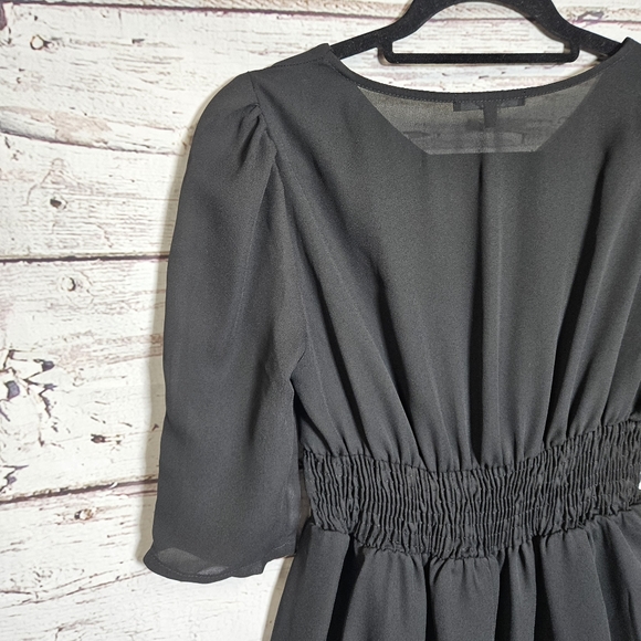 ASOS Black Ruched Dress - Picture 11 of 13